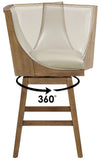 Office Star Darnel Faux Leather Counter Stool, 2-Pack [DNL2MK] Office Star Bar Stool