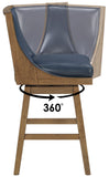 Office Star Darnel Faux Leather Counter Stool, 2-Pack [DNL2MK] Office Star Bar Stool