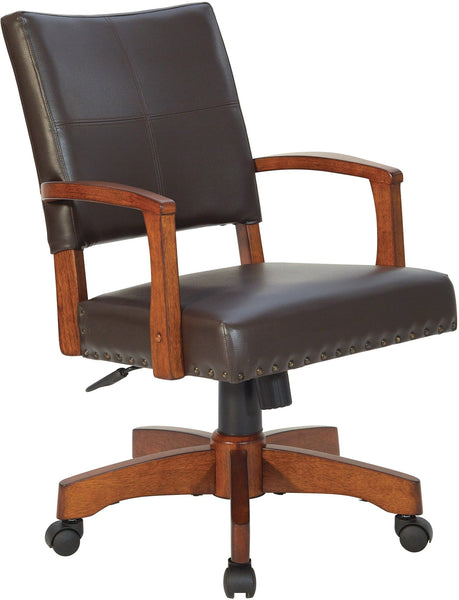 Office Star Deluxe Wood Bankers Chair [109MB] Office Star Espresso 109MB-ES