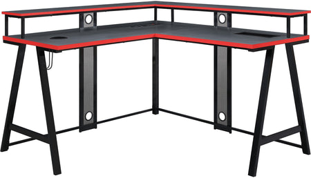 Office Star Disruptor L-Shape Gaming Desk [DSR5454GLD] – Office