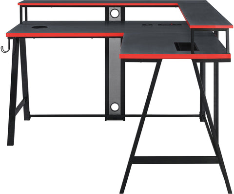 Office Star Disruptor L-Shape Gaming Desk [DSR5454GLD] Office Star DSR5454GLD