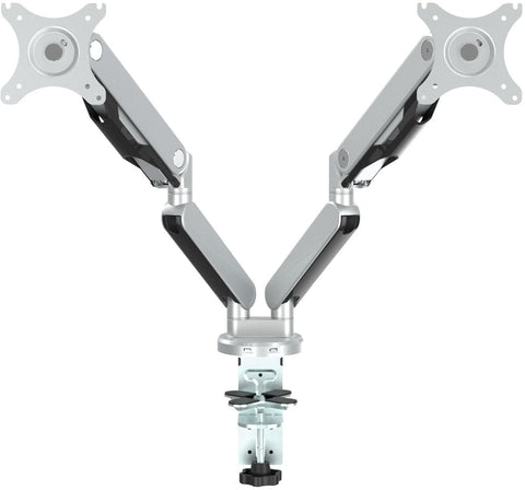 Office Star Double Monitor Arm 17"-30" [A2MAD1730] Office Star Silver A2MAD1730-SV