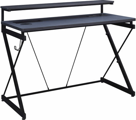 Office Star Emulator Gaming Desk [EMUP48] Office Star Black / Carbon EMU4824GD