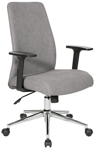 Office Star Evanston Office Chair [EVA26] Office Star Fog Fabric Office Chair EVA26-E17