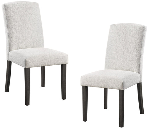 Office Star Everly Dining Chair, 2-Pack [EVY2] Office Star Oyster Grey Dining Chair EVY2-T5