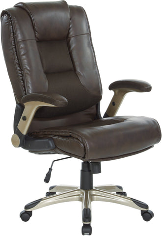 Office Star Exec Bonded Leather Office Chair [ECH5260] Office Star Cocoa / Espresso ECH52601-EC1