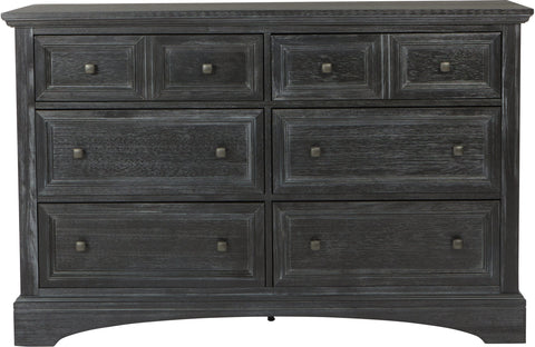 Office Star Farmhouse Basics 6 Drawer Dresser [BP-4200-020B] Office Star BP-4200-020B