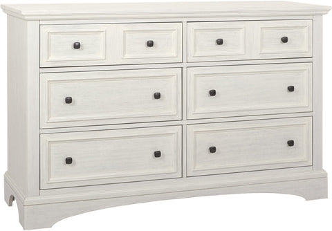 Office Star Farmhouse Basics 6 Drawer Dresser [BP-4215-020W] Office Star BP-4215-020W