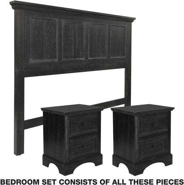 Office Star Farmhouse Basics Bedroom Set 3 pc [BP-4200-212B] Office Star BP-4200-212B