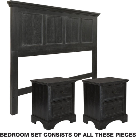 Office Star Farmhouse Basics Bedroom Set 3 pc [BP-4200-212B] Office Star BP-4200-212B