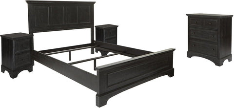 Office Star Farmhouse Basics Bedroom Set 4 pc [BP-4200-211B] Office Star BP-4200-211B