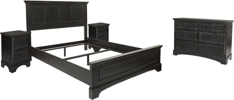 Office Star Farmhouse Basics Bedroom Set 4 pc [BP-4200-214B] Office Star BP-4200-214B