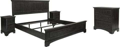 Office Star Farmhouse Basics Bedroom Set 4 pc [BP-4200-311B] Office Star BP-4200-311B