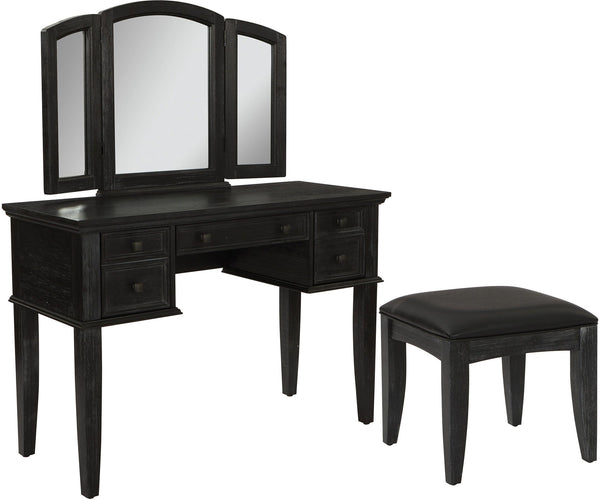Office Star Farmhouse Basics Vanity w/Mirror [BP-4200-056B] Office Star BP-4200-056B