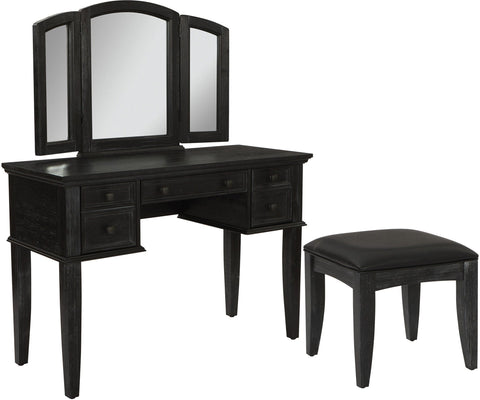 Office Star Farmhouse Basics Vanity w/Mirror [BP-4200-056B] Office Star BP-4200-056B