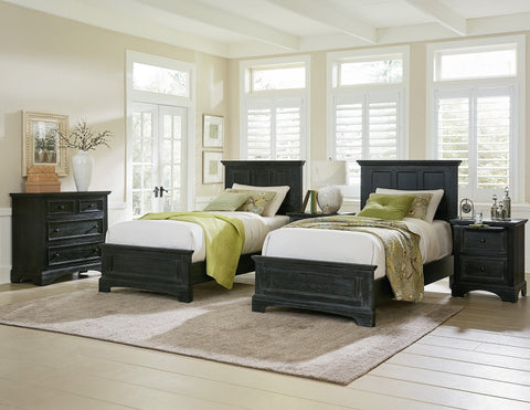 Office Star Farmhouse Double Twin Bedroom Set [BP-4200-120B] Office Star BP-4200-120B