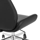 Office Star Faux Leather Home Office Chair with Chrome Base [FL61903C] Office Star Home Office Chair