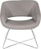 Office Star Faux Leather Lounge Chair [LRL] Office Star