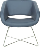 Office Star Faux Leather Lounge Chair [LRL] Office Star