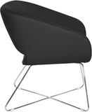 Office Star Faux Leather Lounge Chair [LRL] Office Star