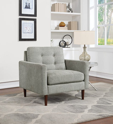 Office Star Grayburn Mid-Century Chair [GYB51] Office Star Smoke Accent Chair GYB51-H14