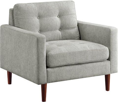 Office Star Grayburn Mid-Century Chair [GYB51] Office Star Smoke GYB51-H14