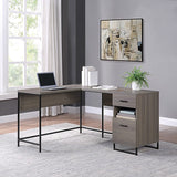 Office Star Hagney Lane L-Shape Desk [HGN781] Office Star Farm Oak Computer Desk HGN781-FK