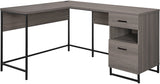 Office Star Hagney Lane L-Shape Desk [HGN781] Office Star Farm Oak HGN781-FK