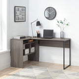 Office Star Hagney Lane L-Shaped Desk [HGN782] Office Star Farm Oak Computer Desk HGN782-FK