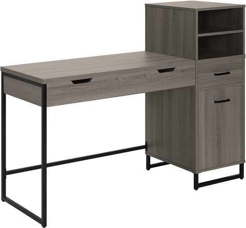 Office Star Hagney Lane Sit-To-Stand Desk [HGN784] Office Star Farm Oak HGN784-FK