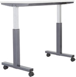 Office Star Height Adjustable Table 2/CTNS [PHAT24] Office Star 48" x 24" Grey Top - Titanium Base PHAT2448G7