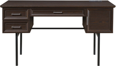 Office Star Jefferson Executive Desk W/Power [JEF5422ED] Office Star Espresso JEF5422ED-ES
