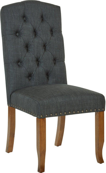 Office Star Jessica Tufted Dining Chair (2 Cartons) [JSA2L] Office Star Charcoal JSA2L36