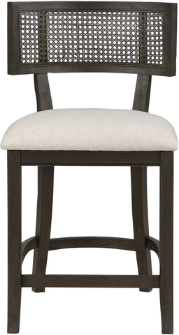 Office Star Lantana 26" Cane Back Counter Stool [LNT26] Office Star Linen LNT26-L32
