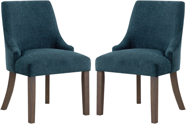 Office Star Leona Dining Chair 2-Pack [LNA] Office Star Blue LNA-BY4