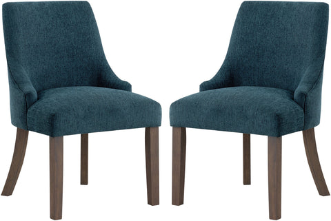 Office Star Leona Dining Chair 2-Pack [LNA] Office Star Blue LNA-BY4