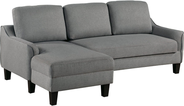 Office Star Lester Chaise Sofa [LST55S] Office Star Grey LST55S-G46