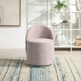 Office Star Lystra Swivel Vanity Chair [LYSAS] Office Star Dusty Rose-D5 Accent Chair LYSAS-D5