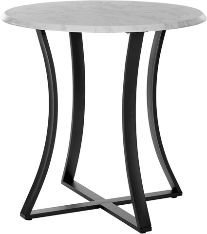 Office Star Metro Counter Height Table [MET36C] Office Star Faux Marble/Black MET36C-MAR