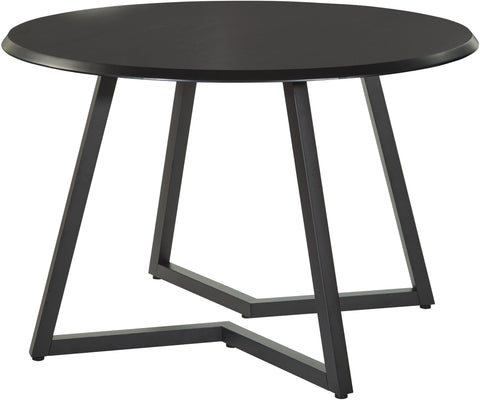 Office Star Metro Dining Table [MET45D] Office Star Black Veneer/Black MET45D-BLK