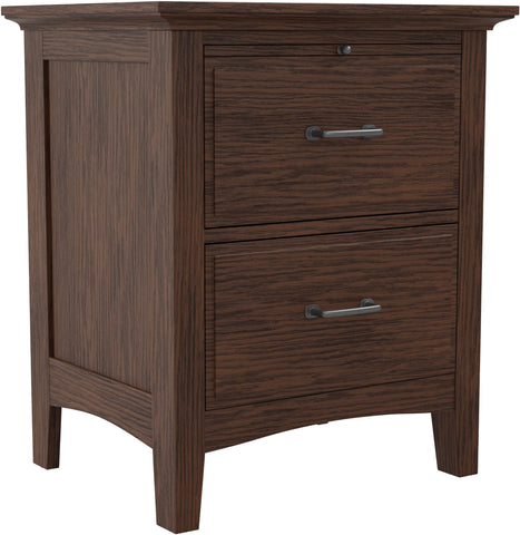 Office Star Modern Mission 2 Drawer Nightstand [BP-4201-11K] Office Star BP-4201-11K