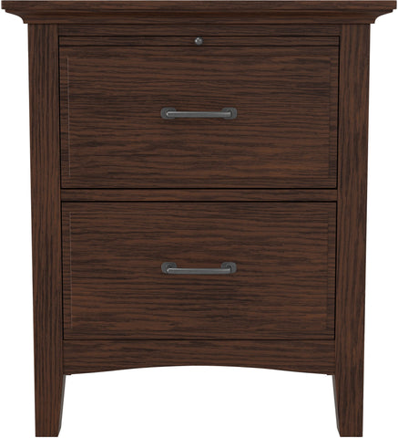 Office Star Modern Mission 2 Drawer Nightstand [BP-4201-11K] Office Star BP-4201-11K