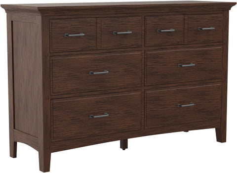 Office Star Modern Mission 6 Drawer Dresser [BP-4201-020K] Office Star BP-4201-020K