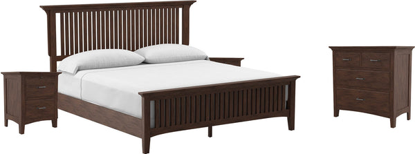 Office Star Modern Mission King Bedroom Set [BP-4201-311K] Office Star BP-4201-311K