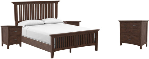 Office Star Modern Mission Queen Bedroom Set [BP-4201-211K] Office Star BP-4201-211K