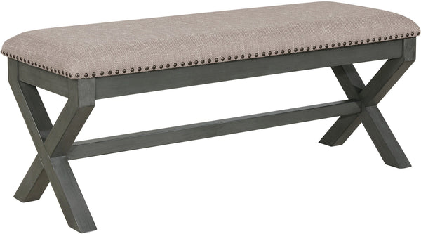 Office Star Monte Carlo Bench [MNT] Office Star Grey - Antique Grey MNTAG-C73