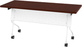 Office Star Nesting Training Table [8442] Office Star 5' / White Frame / Mahogany 84225WM