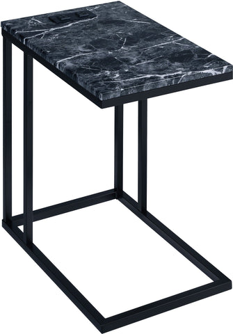 Office Star Norwich C-Table [NRW] Office Star Black - Black Marble NRWBM-BLK