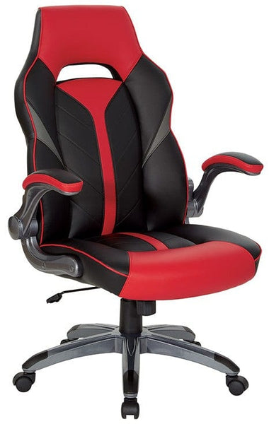Office Star Orion High Back Gaming Chair [ORN25] Office Star Red Gaming Chair ORN25-RD