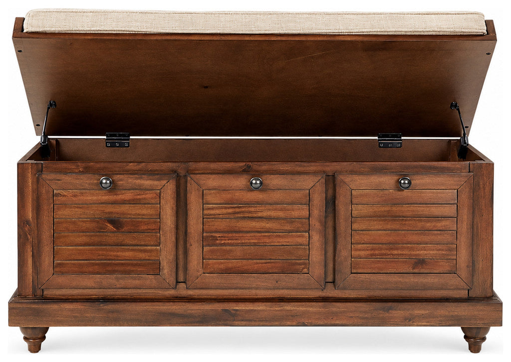 Office Star OSP Designs Dover Storage Bench [DOV] – Office Chairs ...